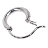 Chrome Hearts, Silver, 12mm, Chrome Hearts Jewelry HOOP TFL SML Hoop Earring, 18K White Gold, 12mm, Silver