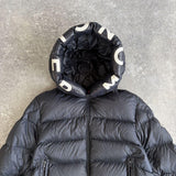 Moncler SALZMAN, Dark Navy, Size 4 (XL), Down Jacket, Down Feather, Size 4, Dark Navy