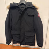 Canada Goose Brookfield, Black/Navy, Down Jacket, Fur Trim Hood, Black/Navy