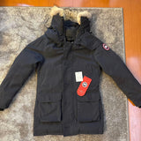 Canada Goose Brookfield, Black/Navy, Down Jacket, Fur Trim Hood, Black/Navy