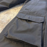 Canada Goose Brookfield, Black/Navy, Down Jacket, Fur Trim Hood, Black/Navy