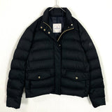 Moncler Bessettes, Black, Size 2, Short Down Jacket, Polyester, Size 2, Black