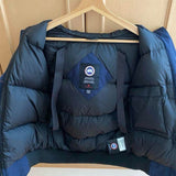 Canada Goose CHILLIWACK BOMBER, Navy, Size S, Down Jacket, Polyester Cotton Nylon Down, Size S, Navy