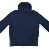 MONCLER MAGLIONE, Navy, Size M, Knit Down Jacket, Nylon/Wool, Size M, Navy