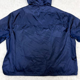 Prada, Baltic Blue (Navy), Size XL, Men's Re-Nylon Packable Rain Jacket, Re-Nylon, XL, Baltic Blue (Navy)