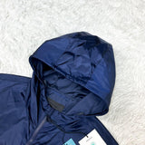 Prada, Baltic Blue (Navy), Size XL, Men's Re-Nylon Packable Rain Jacket, Re-Nylon, XL, Baltic Blue (Navy)