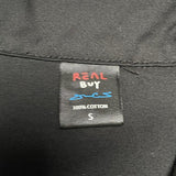 REAL BUY Gas Jackets, Black, Size S, Art Print Painted Jacket, Size S, Black
