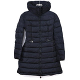 MONCLER FLAMME, Navy, Size 0, Down Jacket Down Coat, Nylon, Size 0 (XS), Navy