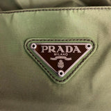 PRADA Nylon Handbag, Green, Women's - Pre-owned