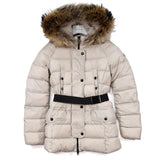 MONCLER CLION, White, Size 00, Down Jacket Down Coat, Nylon, Size 00 (XS), White