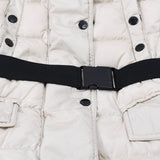 MONCLER CLION, White, Size 00, Down Jacket Down Coat, Nylon, Size 00 (XS), White