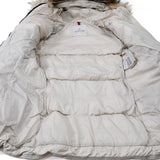 MONCLER CLION, White, Size 00, Down Jacket Down Coat, Nylon, Size 00 (XS), White