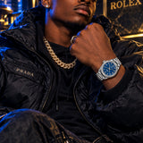 Rolex Datejust 41 126334 Azzurro med blå urskive og tofarvet design til mænd