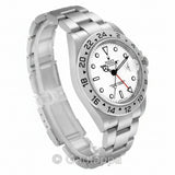 Vintage Rolex Explorer II 16570 White Dial Stainless Steel GMT Men’s Watch