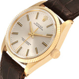 Rolex Oyster Perpetual 1005/8 Champagne Dial 14K Gold Men’s Vintage Watch