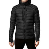 Canada Goose Hybridge Lite Tech Hoody 2712M, Black, Men's Hooded Light Down Jacket, Black
