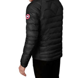 Canada Goose Hybridge Lite Tech Hoody 2712M, Black, Men's Hooded Light Down Jacket, Black