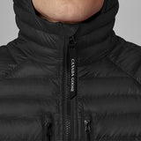 Canada Goose Hybridge Lite Tech Hoody 2712M, Black, Men's Hooded Light Down Jacket, Black