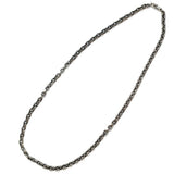 Chrome Hearts, Silver, 20 Inches, Chrome Hearts Jewelry Paper Chain Necklace, SV925 Sterling Silver / 14K Gold, 51cm, Silver