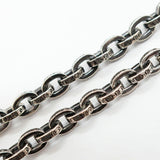 Chrome Hearts, Silver, 20 Inches, Chrome Hearts Jewelry Paper Chain Necklace, SV925 Sterling Silver / 14K Gold, 51cm, Silver
