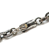 Chrome Hearts, Silver, 20 Inches, Chrome Hearts Jewelry Paper Chain Necklace, SV925 Sterling Silver / 14K Gold, 51cm, Silver