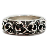 Chrome Hearts, Silver, Size 18, Chrome Hearts Jewelry Eternity Vine Band Ring, SV925 Sterling Silver, 8mm, Silver
