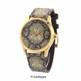 GUCCI G-TIMELESS Brown Leather Strap Women's Watch YA1264068A