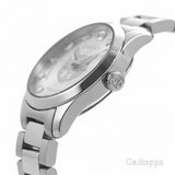 Gucci G-Timeless Silver Stainless Steel Silver Dial Quartz Watch for Ladies - GUCCI YA 126595